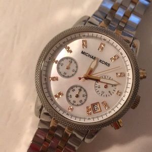 Michael Kors Gold and Silver Watch